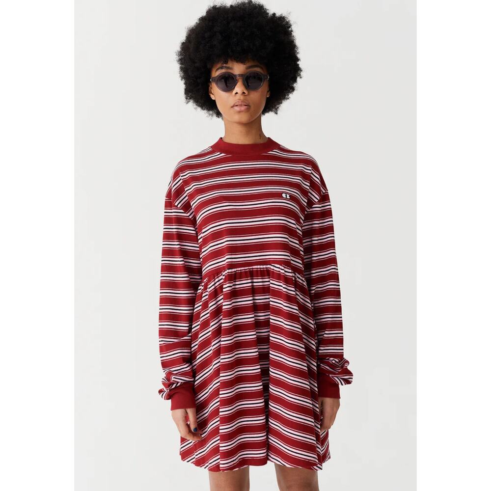 Lazy Oaf 6 Stripy Long Sleeve Sally Dress